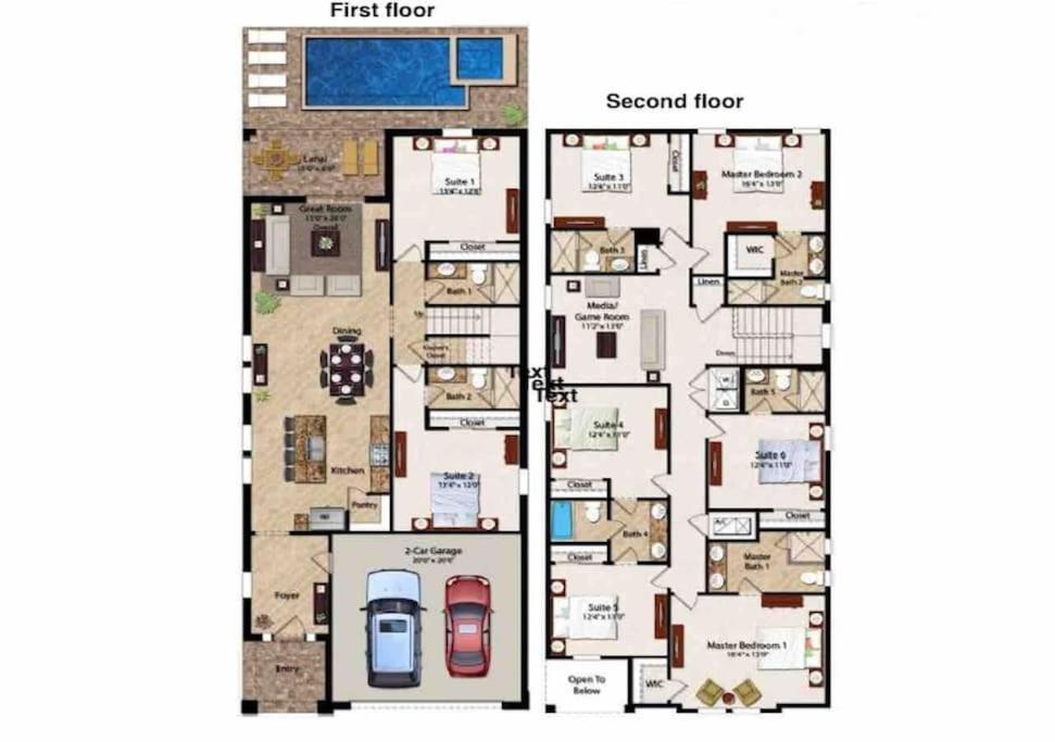 7613-Luxury Villa Wpool & Hot Tub Orlando Exterior foto